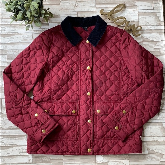 J. Crew Jackets & Blazers - J. Crew Quilted Down Barn Coat